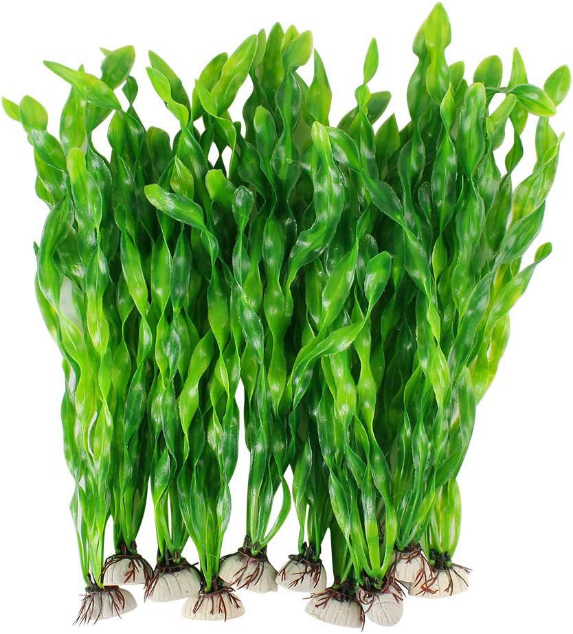 Aquarium Fish Green - زينة حوض السمك، عشب مائي اصطناعي،