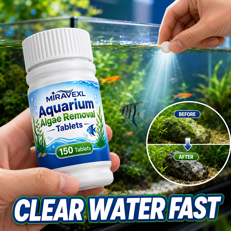 Aquarium Fish Green - أقراص ميراڤيكس إل 150 لإزالة الطحالب