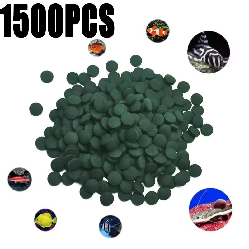 Aquarium Fish Usa - 100-1500 قطعة من أقراص سبيرولينا عالية