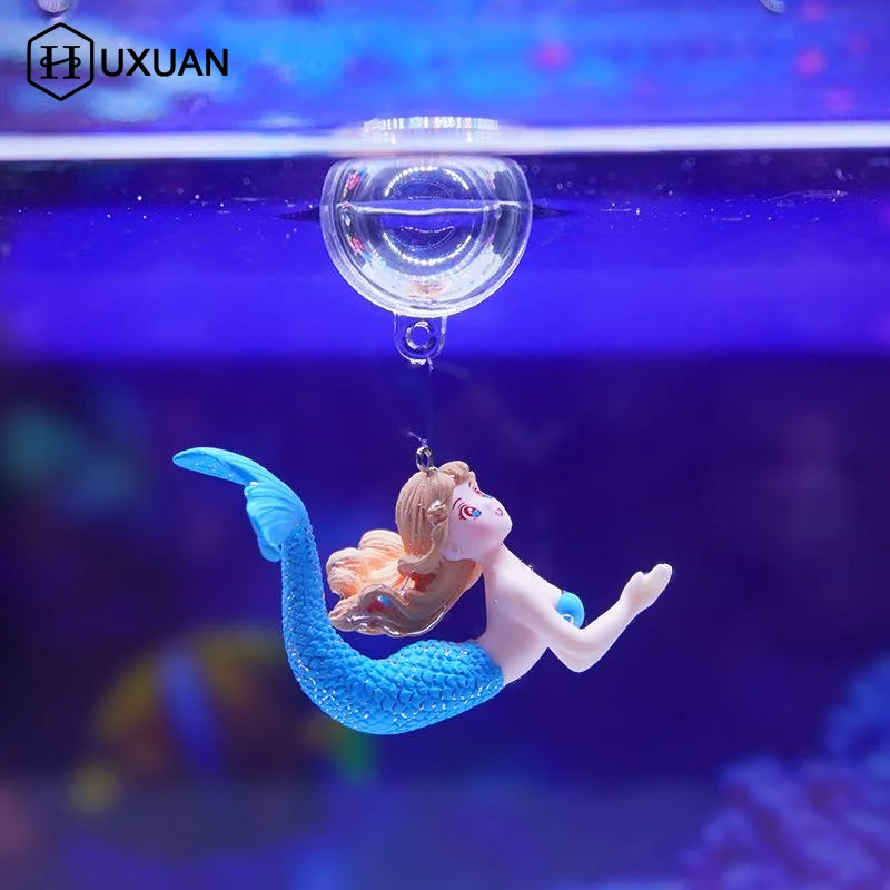 Aquarium Fish Beautiful - 2 قطعة حوض السمك تعليق حورية