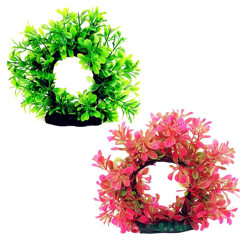 Aquarium Fish Green - إكليل تحت الماء الاصطناعي تحت الماء
