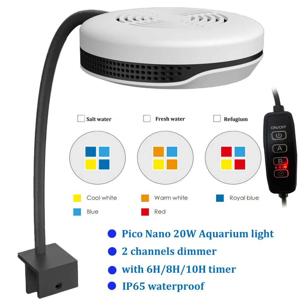 Refugium Light Nano - مصباح حوض أسماك LED بقوة 20