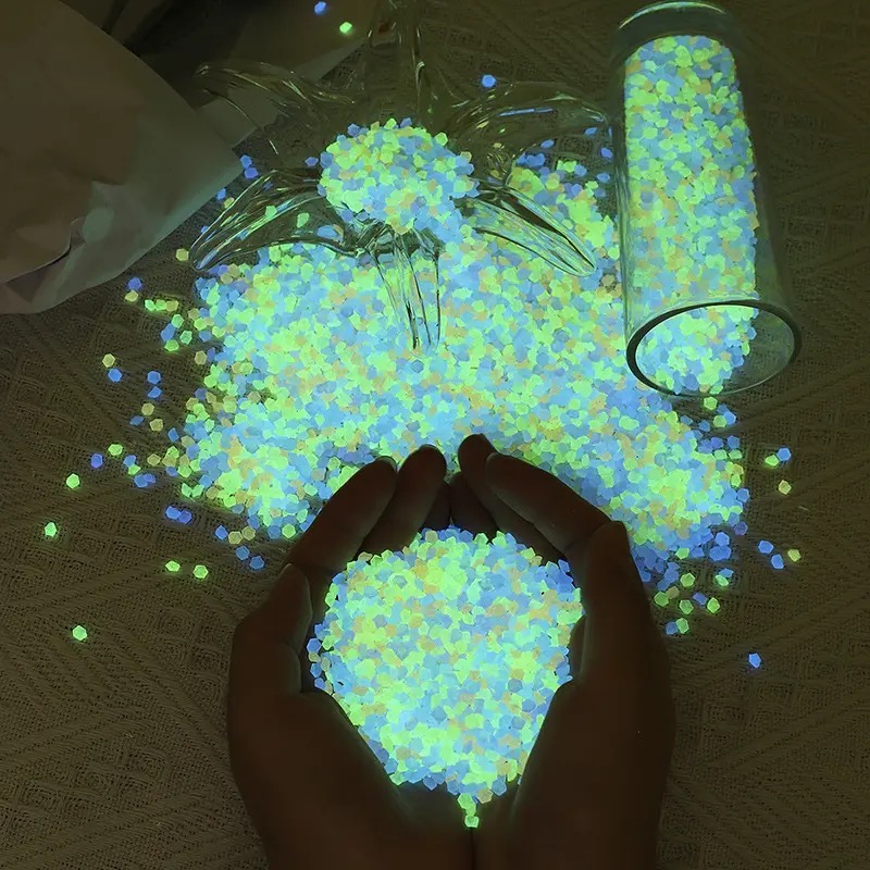 1000 قطعة 3-5 مللي متر مضيئة ا - مراجعة Aquarium Fish Glow In The Dark وسعره