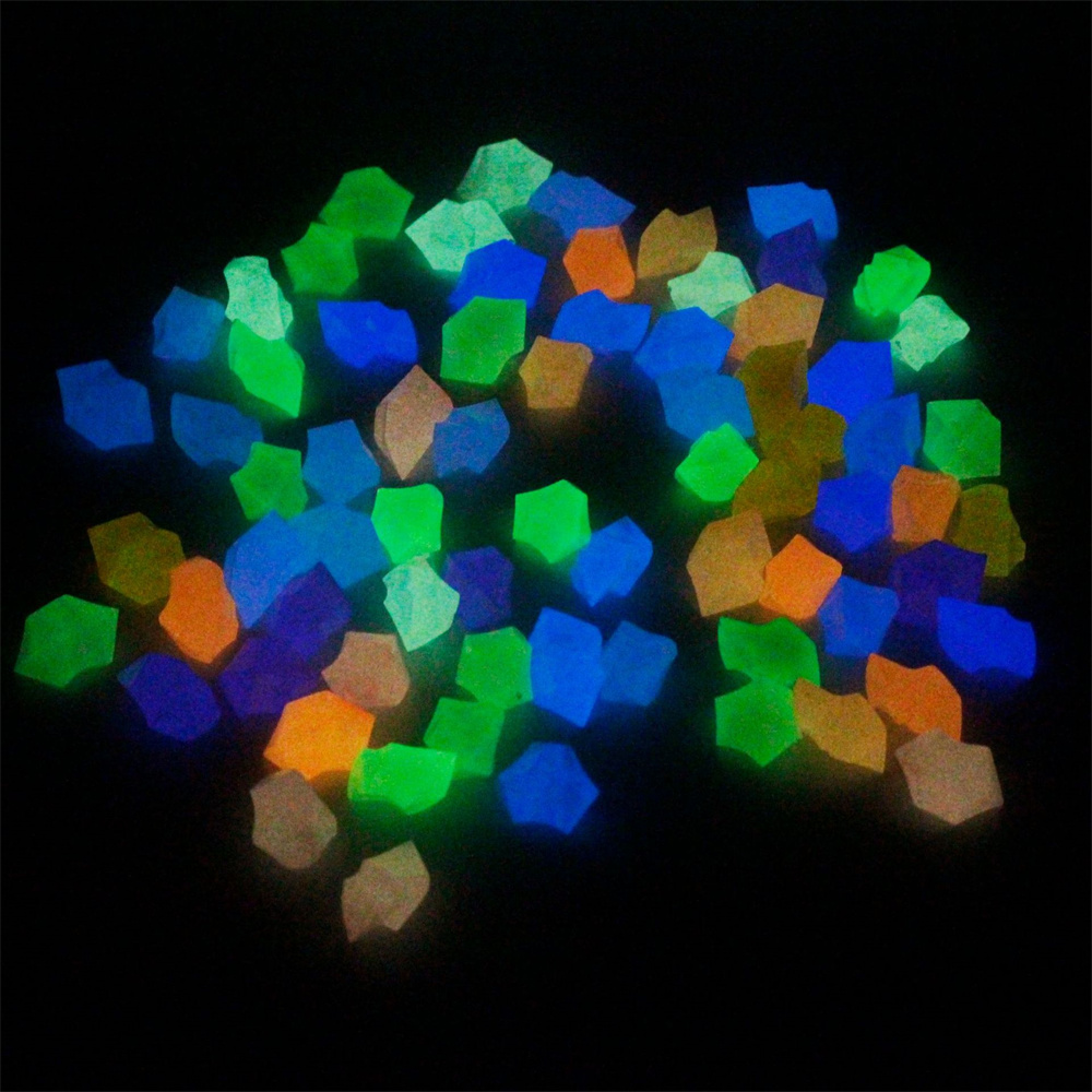 100 قطعة حصى داكن مضيء 14*11 م - مراجعة Aquarium Fish Glow In The Dark وسعره