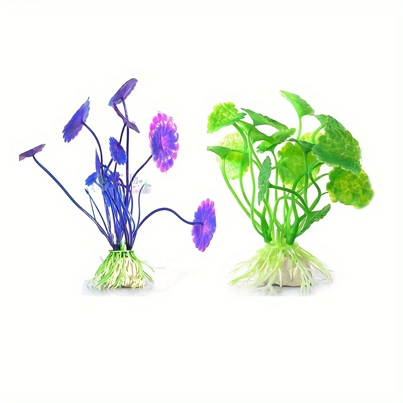 نباتات بلاستيكية صناعية تحت ال - مراجعة Aquarium Fish Green وسعره