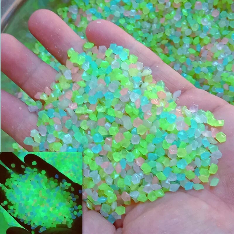 حصى رمال مضيئة في الظلام ، من  - مراجعة Aquarium Fish Glow In The Dark وسعره