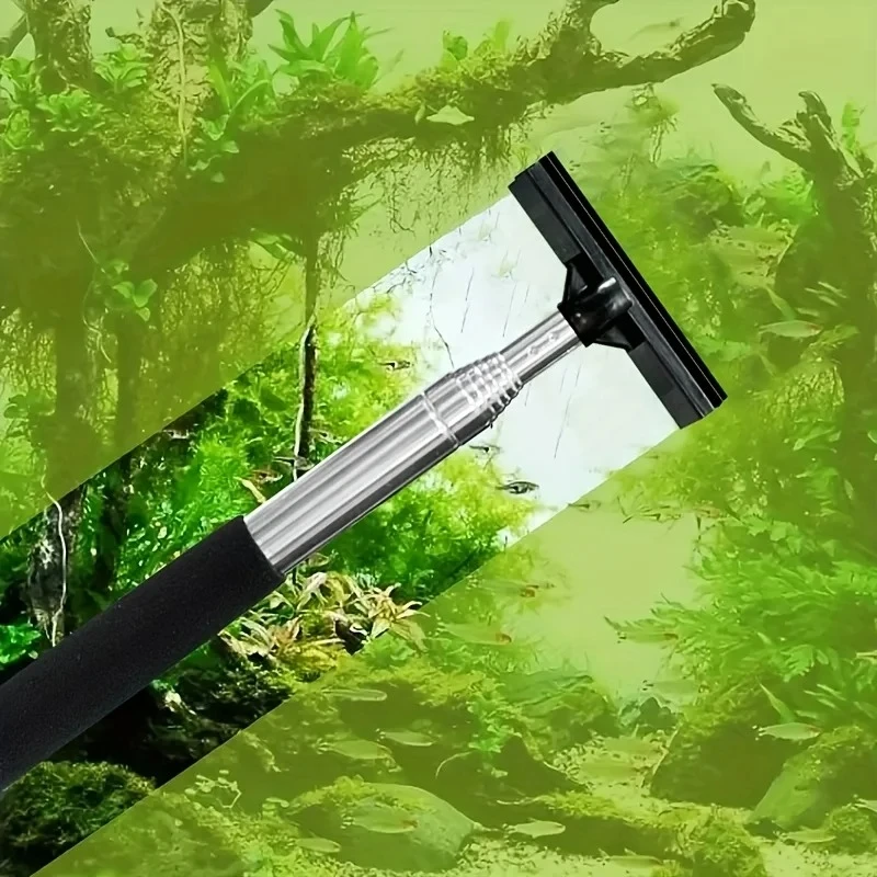 فرشاة مكشطة حوض السمك تلسكوبية - مراجعة Algae Scraper Blade وسعره