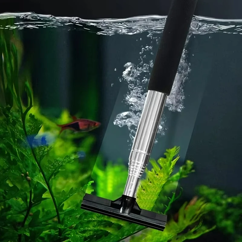 فرشاة مكشطة حوض السمك تلسكوبية - مراجعة Algae Scraper Blade وسعره