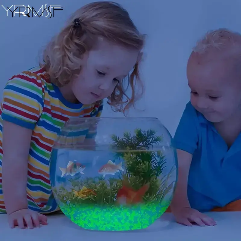 1000 قطعة 3-5 مللي متر مضيئة ا - مراجعة Aquarium Fish Glow In The Dark وسعره