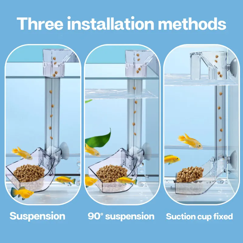 أنبوب تغذية أكريليك لحوض السمك - مراجعة Aquarium Fish Variety وسعره