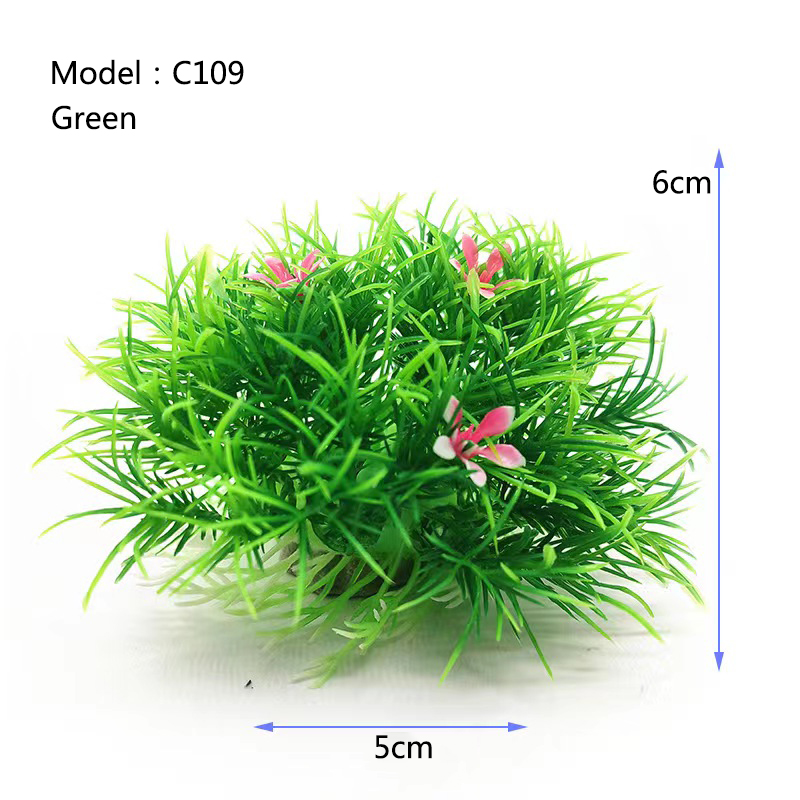 الاصطناعي واسعة قصيرة خزان الأ - مراجعة Aquarium Fish Green وسعره