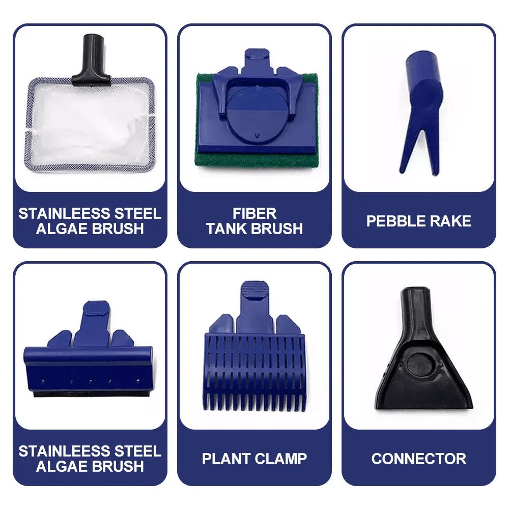 5in1 أداة تنظيف حوض السمك مصنع - مراجعة Algae Scraper Blade وسعره