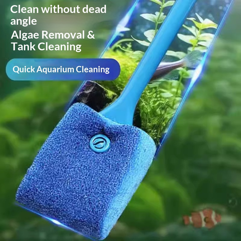 فرشاة تنظيف حوض السمك بمقبض طو - مراجعة Algae Scraper Blade وسعره