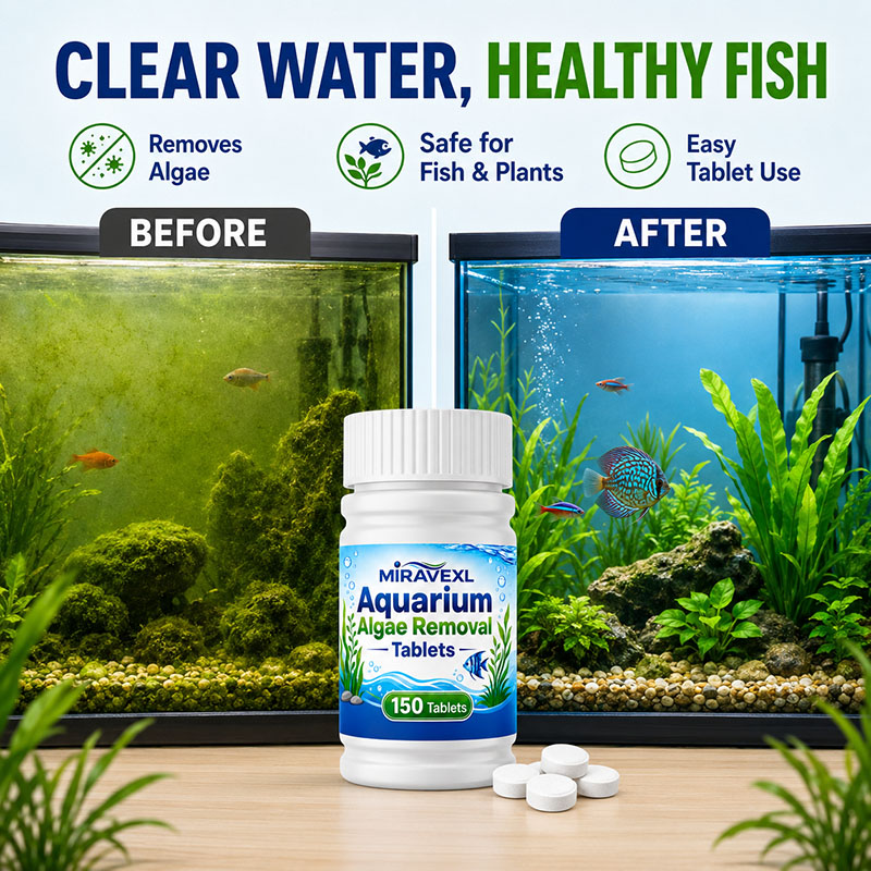 أقراص ميراڤيكس إل 150 لإزالة ا - مراجعة Aquarium Fish Green وسعره