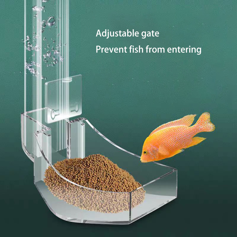 أنبوب تغذية أكريليك لحوض السمك - مراجعة Aquarium Fish Variety وسعره