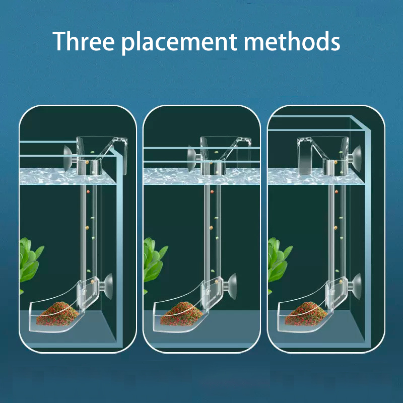 أنبوب تغذية أكريليك لحوض السمك - مراجعة Aquarium Fish Variety وسعره