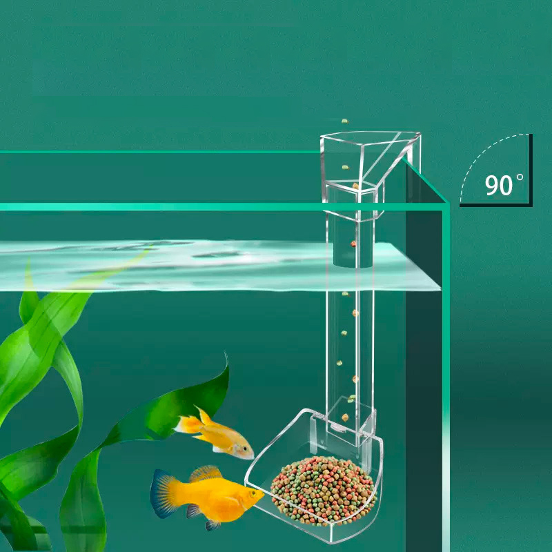 أنبوب تغذية أكريليك لحوض السمك - مراجعة Aquarium Fish Variety وسعره