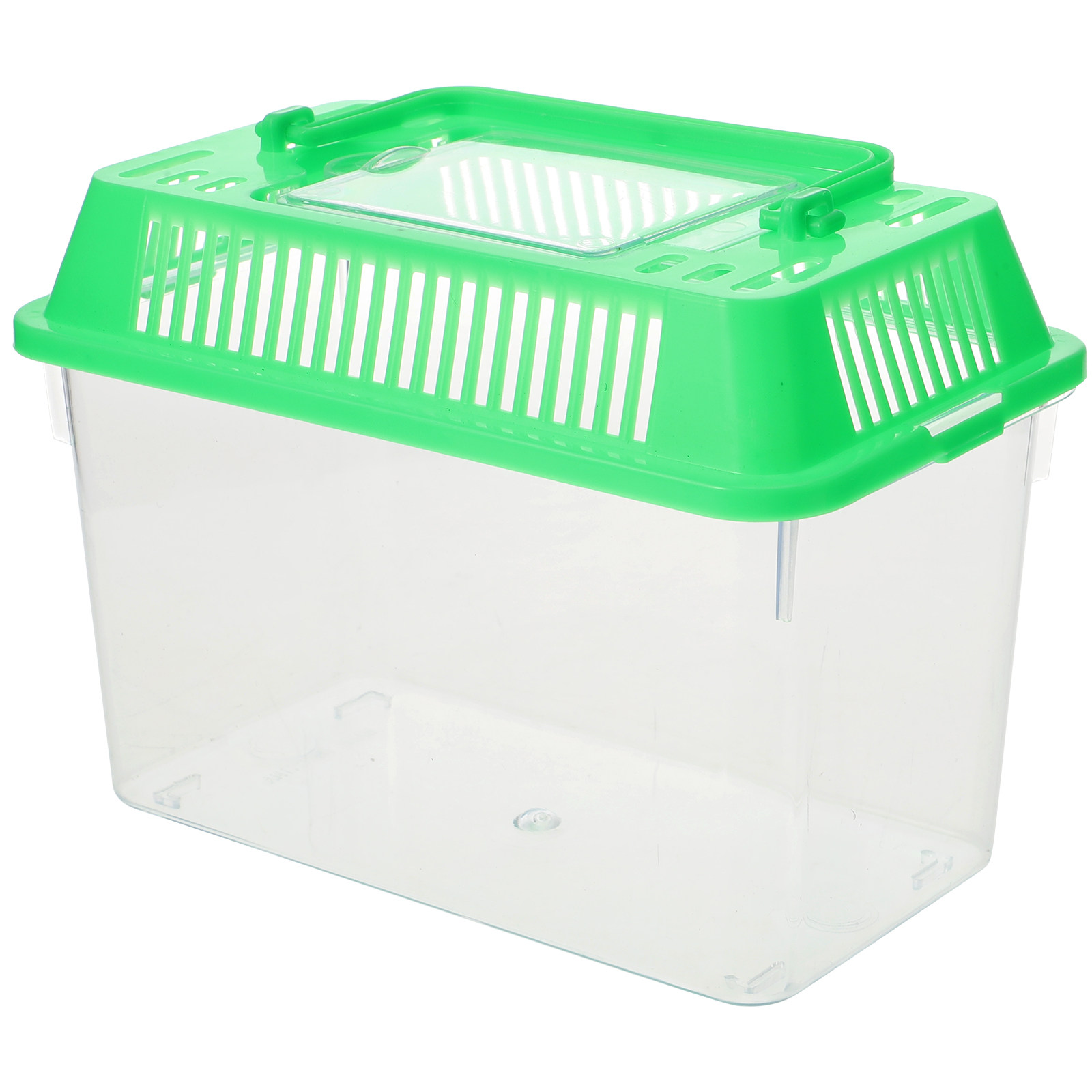 حوض سمك محمول صغير من البلاستي - مراجعة Aquarium Fish Green وسعره
