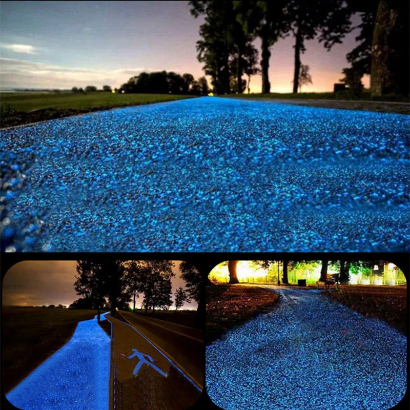 2000 قطعة من الحصى المضيء بحجم - مراجعة Aquarium Fish Glow In The Dark وسعره