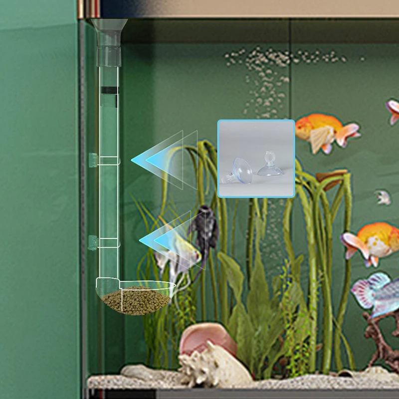 حوض السمك أنبوب تغذية أكريليك  - مراجعة Aquarium Fish Variety وسعره