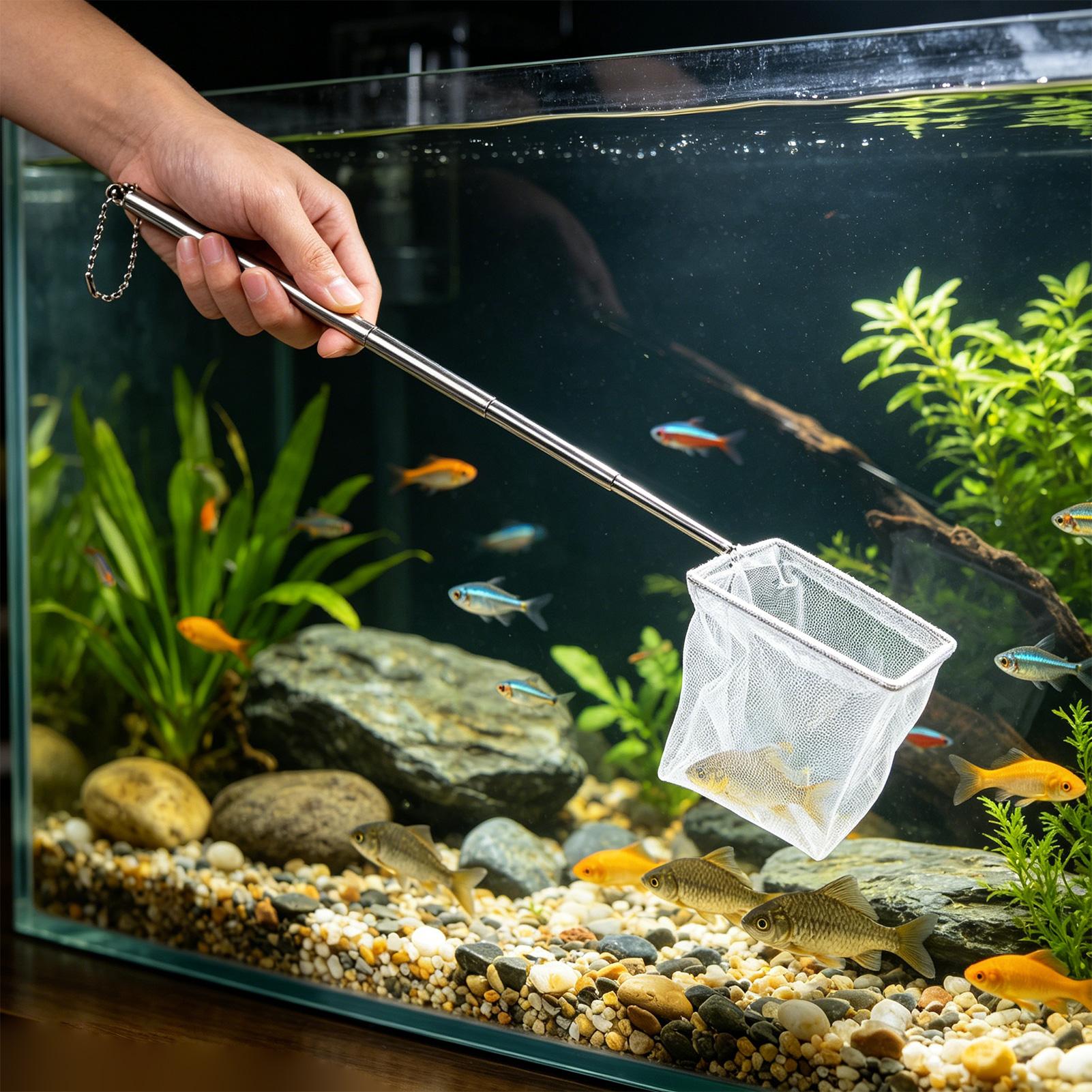 طقم من قطعتين: شبكة صيد سمك صغ - مراجعة Fish Net Handle وسعره