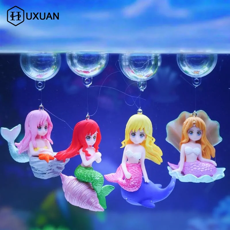 2 قطعة حوض السمك تعليق حورية ا - مراجعة Aquarium Fish Beautiful وسعره