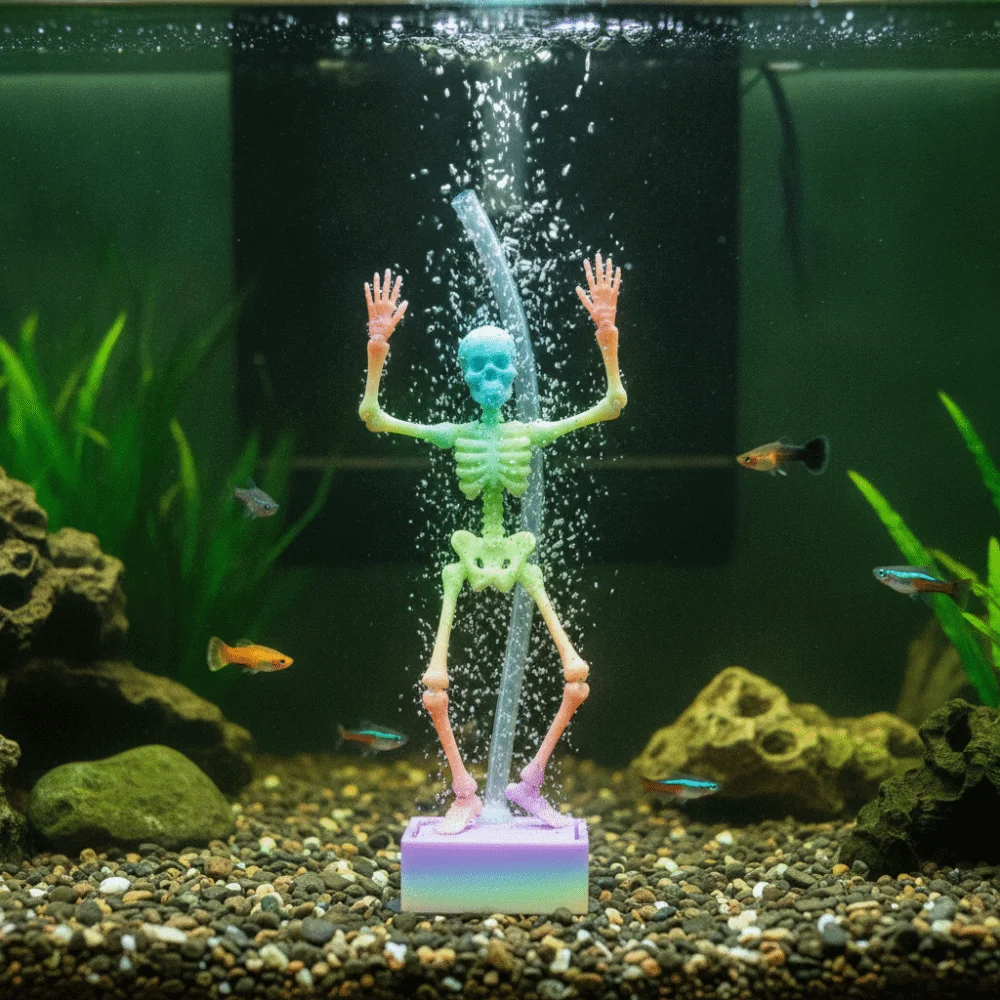 زينة حوض السمك ذات المفاصل الم - مراجعة Fish In Aquarium Picture وسعره